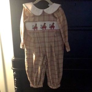 Shrimp and Grits kids Longall size 2t